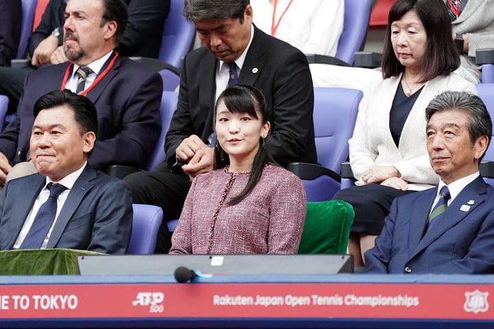 10月26日をもって日本テニス協会名誉総裁を退任される眞子さま（写真は2019年の楽天オープン観戦時）。（C）Getty Images