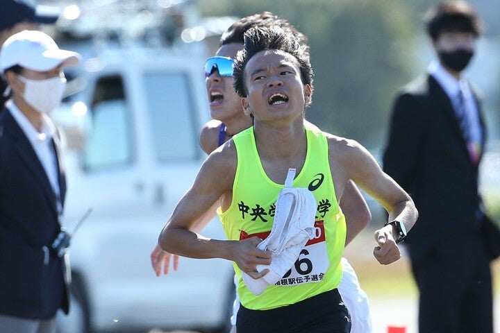 エース栗原は、意地の走りで日本人トップの座を勝ち取った。写真：滝川敏之