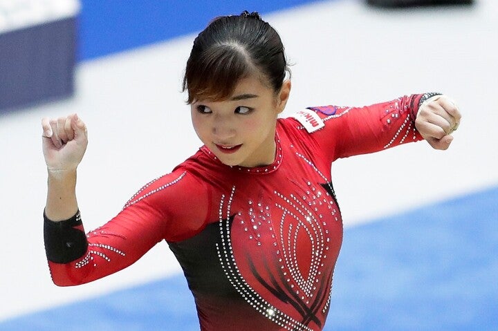 現役続行を報告した体操女子・寺本明日香。(C)Getty Images