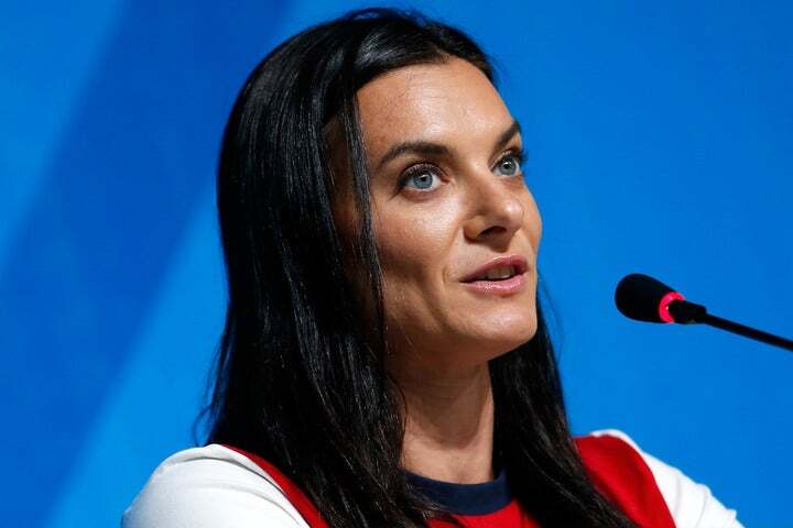 ロシアの世界アスリートとして名を馳せたイシンバエワ。彼女の持論は、東京五輪で噴出した問題に一石を投じるものがあった。(C)Getty Iamges