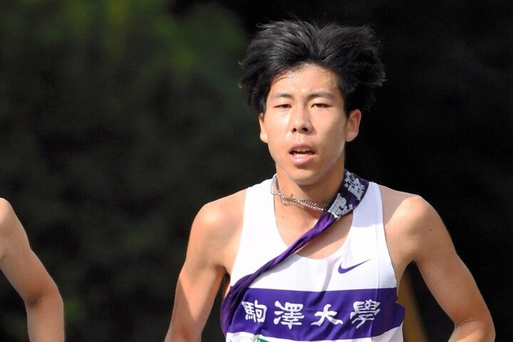 ２区で区間賞を獲得した駒澤大の田澤。写真：産経新聞社