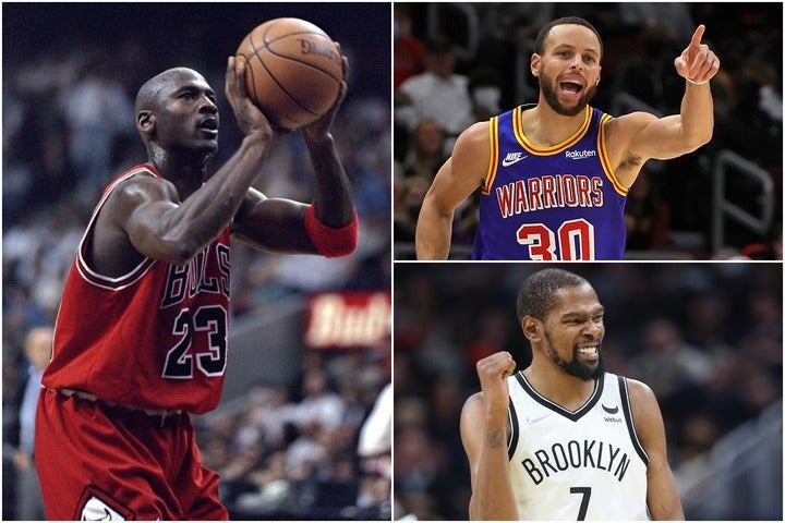 Nbaの歴代 ベストスコアラーチーム を選定 ジョーダンやカリーら６人で得点王25回の超豪華布陣に Dunkshoot The Digest