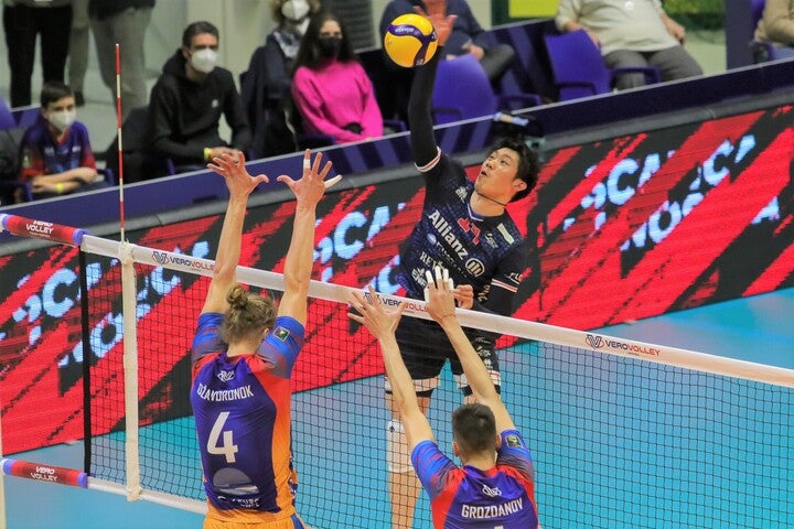 石川は試合後、「チームは良い戦いができた」と手応えを語った。(C)Lega Pallavolo Serie A