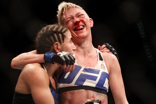 かつてUFCにも参戦していたライバーガー。素手ボクシングに参戦した彼女の壮絶なファイトが話題となっている。(C)Getty Images