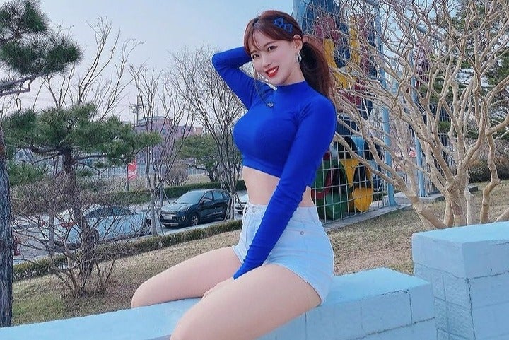 韓国チア界で人気・実力ともにトップクラスのキム・ハンナさん（写真は公式インスタグラムより）。