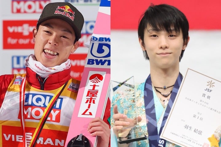 金メダルが期待される小林（左）と羽生（右）。(C)Getty Images