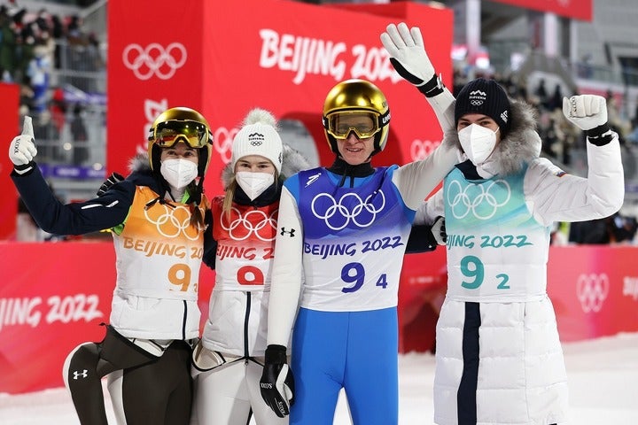 スキージャンプ競技で女子個人も混合団体も制したスロベニア勢。男子でも勢いを持続させるか。(C)Getty Images