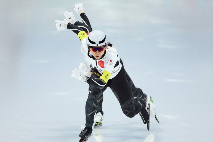 ２大会連続金メダル獲得はならなかった日本。対戦相手のカナダ選手が日本の美しい滑りを称賛した。(C)Getty Images