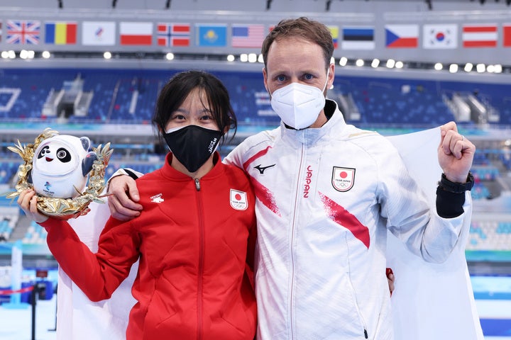 ７年間タッグを組んだ高木（左）とコーチのデビット氏（右）は、日本のエースの勝利を確信していた。(C)Getty Images