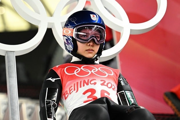 北京五輪において、その姿が連日大きくクローズアップされた高梨。彼女の涙は世界でも話題となった。(C)Getty Images