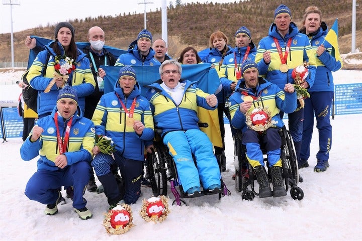 ウクライナ代表団は今大会で過去最多29個のメダルを獲得。中国に次ぐ堂々２位の結果を残した。(C)Getty Images