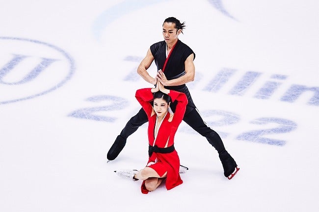 日本のアイスダンス代表、村元哉中・高橋大輔組が世界選手権デビューを果たす。（C)Getty Images