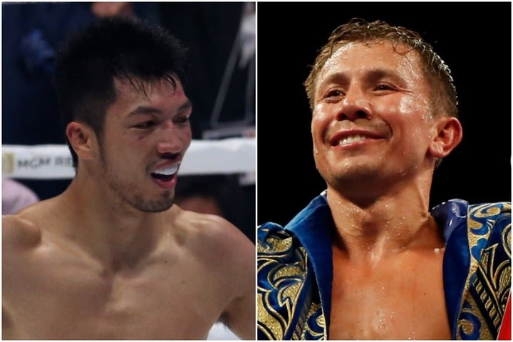 いよいよ村田(左)とゴロフキン(右)とのビッグマッチが開催される。はたしてどちらが勝利を手にするのだろうか。(C)Getty Images