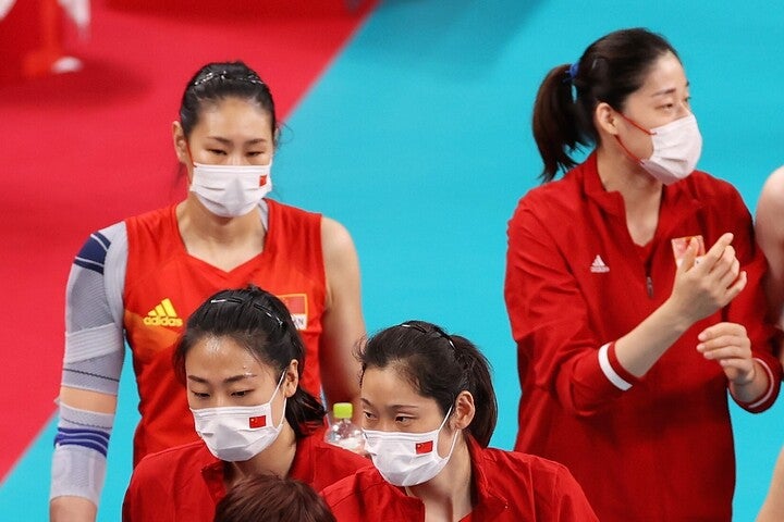写真はイメージ。中国代表がマスク姿のままプレーしたことで、SNS上では非難の声が殺到した。(C)Getty Images