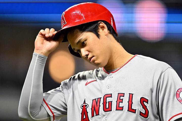 大谷自身は投打に奮闘を続けるものの、チームは７年連続の負け越しが早くも決まった。(C) Getty Images