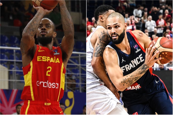 欧州選手権の決勝はスペイン(左)とフランス(右)の顔合わせに。(C)Getty Images