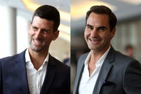 ジョコビッチ（左）が2018年のレーバー・カップで、フェデラー（右）とダブルスを組んだ経験を振り返った。（C）Getty Images