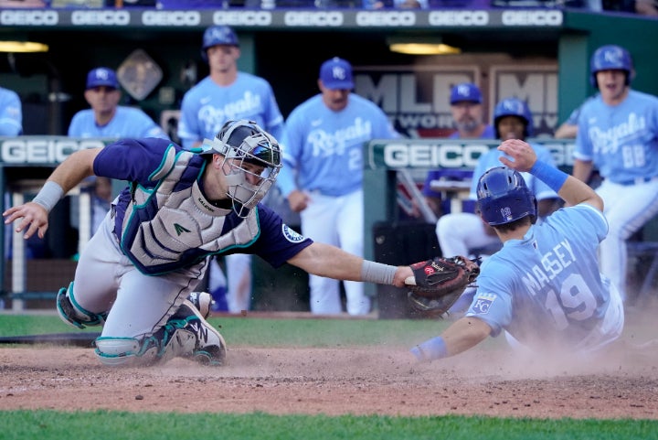 1イニング大量11得点の猛攻で逆転勝利を飾ったロイヤルズ。（C）Getty Images