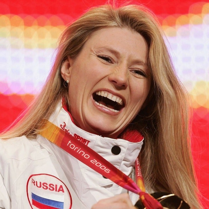 2006年トリノ五輪・女子スピードスケート500メートルで優勝を飾ったスベトラーナ・ジュロワ。(C)Getty Images