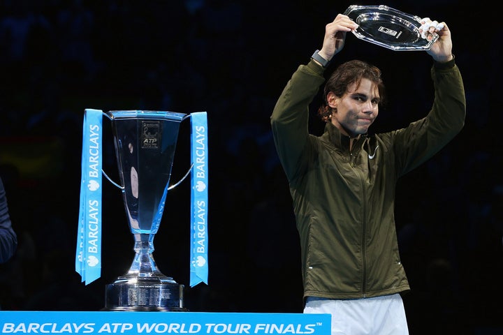 ナダルのATPファイナルズ最高成績は2010、13年の準優勝で、まだタイトルがない。ATP会長は今年の大会への出場を熱望する。(C)Getty Images
