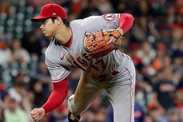 今季の１勝目はアストロズを相手に圧巻の投球。打っても３出塁とチームの勝利に大きく貢献した。(C)Getty Images
