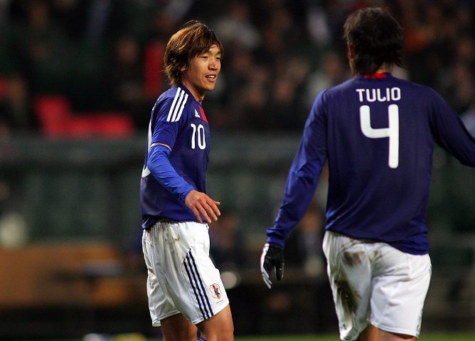 日本代表としても活躍を見せた中村。(C) Getty Images