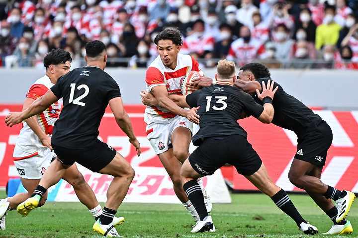 日本代表は世界ランク４位のニュージーランドに善戦。(C) Getty Images
