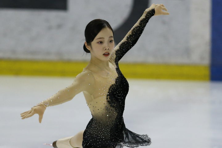 苦しみながらも、８年連続の全日本選手権出場を決めた本田真凜。写真：滝川敏之