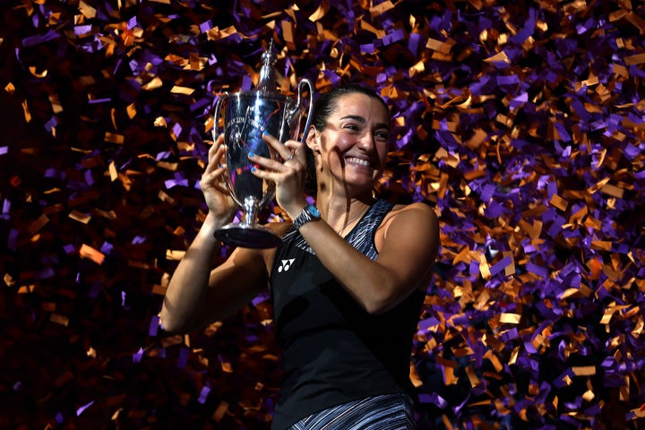 WTA最終戦を制して今季４勝目を挙げたガルシア。全米でもベスト４に入るなど、大躍進の2022年だった。(C)Getty Images