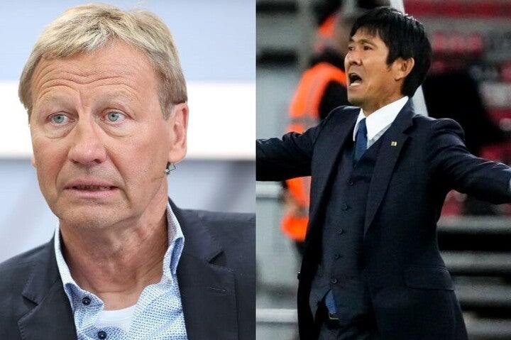 日独サッカー界の酸いも甘いも知るブッフバルト氏（左）が、森保一（右）監督率いる日本への持論を語った。(C)Getty Images