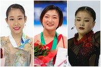 GPファイナルに日本女子３名が出場。三原（左）、坂本（中央）、渡辺（右）は日本勢４年ぶりの表彰台を狙う。写真：田中研治、滝川敏之、(C)Getty Images