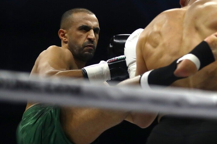 38歳となってもリングに上がり続けたバダ・ハリ。このバッドボーイは日本の格闘史を大いに盛り上げる存在でもあった。(C)Getty Images