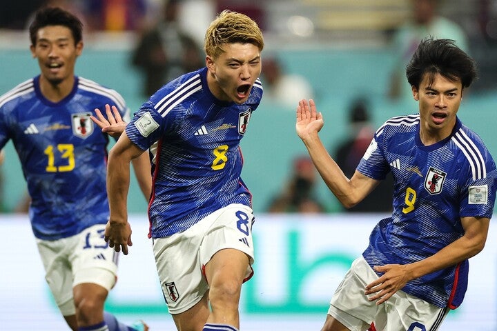 カタールW杯で躍進を遂げた日本。彼らが見せた快進撃には韓国サッカー界でも反響が起きている。(C)Getty Images