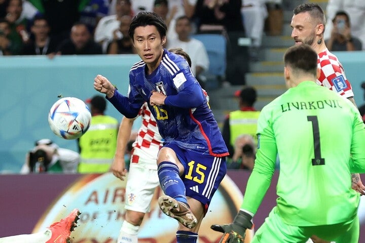 ワールドカップでも存在感を示した鎌田。そんな彼への評価はあらためて高まっている。(C)Getty Images