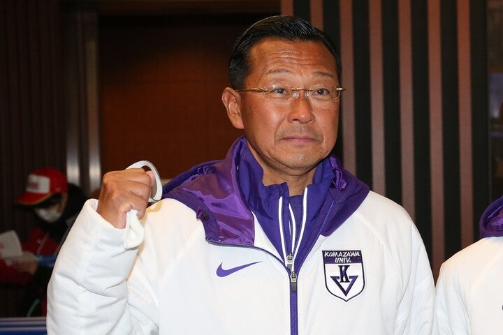 駒澤大を指揮して29年目の大八木氏。今年の３月限りで退任することを表明している。写真：JMPA