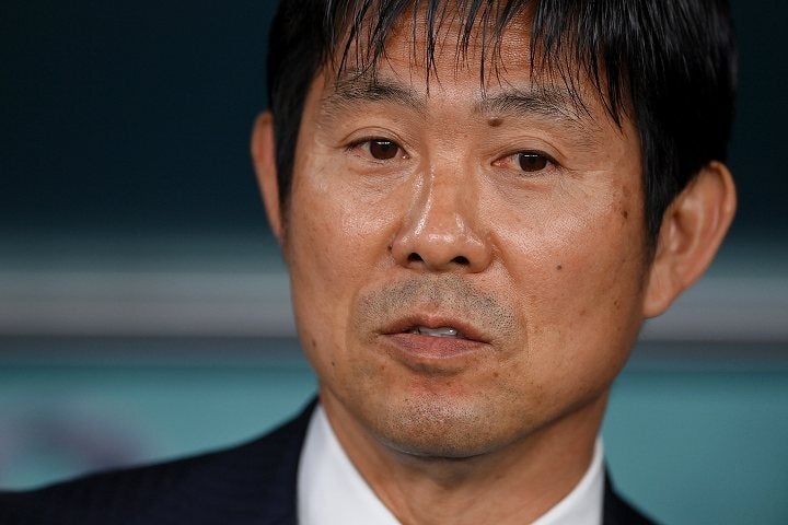 カタールW杯で日本代表を率いた森保監督。ドイツ、スペインを破った手腕が評価され、日本人指導者への評判も総じて高まっているようだ。(C) Getty Images