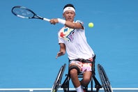 初めてグランドスラムの決勝に進んだ小田凱人だが、ヒューエットの隙のないテニスを突き崩せず準優勝。（C）Getty Images