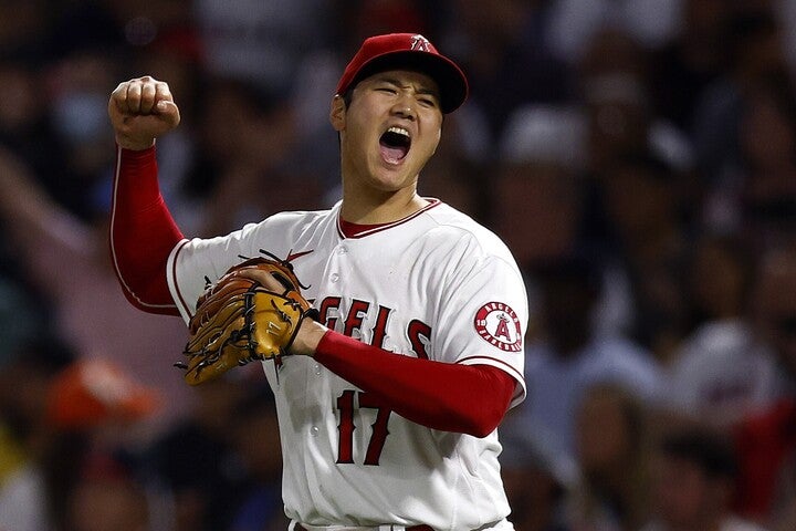 2021年アメリカン・リーグMVPに輝いた大谷だが、昨年は惜しくも獲り逃した。(C)Getty Images