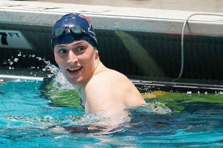 昨春に全米を制する会心の泳ぎを見せたトーマス。彼女の歴史的なレースはいまだ波紋を広げている。(C)Getty Images