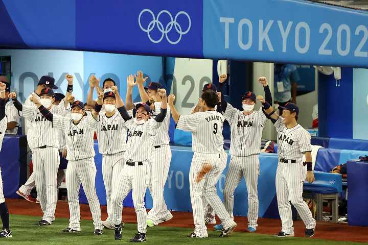 東京五輪ではオールNPBのメンバーで金メダルを勝ち取った侍ジャパン。今回はMLB勢も加え、最強メンバーで臨む。(C) Getty Images