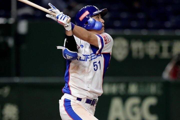 本人もメジャー行きに前向きなイ・ジョンフ。今春のWBCでのプレーは、その去就に大いに影響を及ぼしそうだ。(C)Getty Images