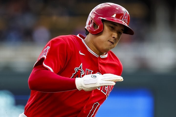 アスリート能力の高い大谷には走塁面での期待もあるようだ。(C) Getty Images