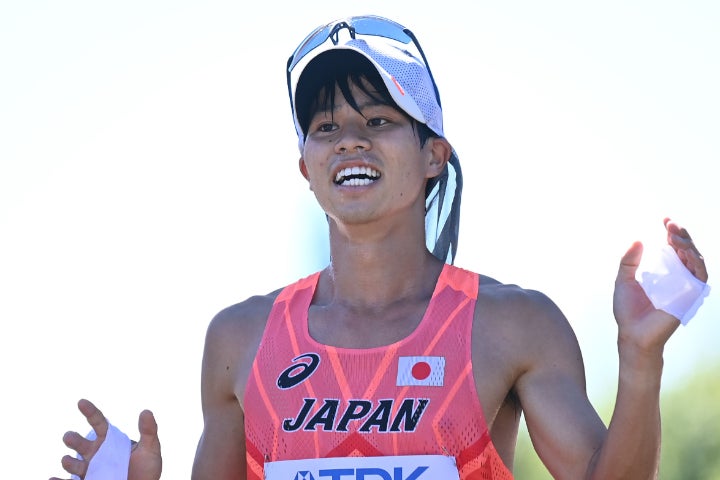 東京五輪銀メダルの池田向希が日本選手権を制し、８月の世界陸上代表権を手にした。(C)Getty Images