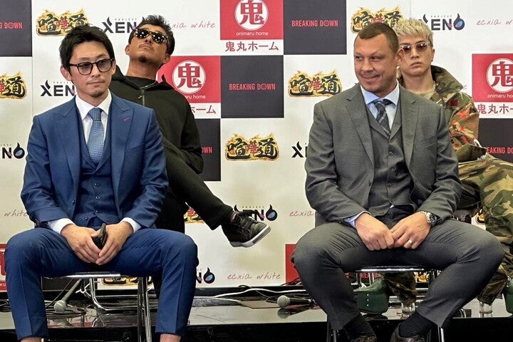 Breaking Downに参戦して日本の格闘技ファンを久々に沸かせたアビディ（右）。彼の凄みとは一体何なのか。写真：橋本宗洋