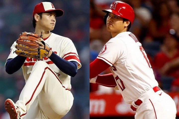 二刀流で異次元の活躍を続けている大谷。彼の図抜けた存在感に娯楽は尽きない。(C)Getty Images