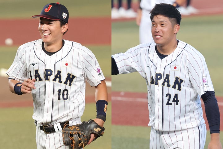 上位候補と見られていた山田健太（左）、野口泰司（右）も指名漏れとなった。(C)THE DIGEST写真部