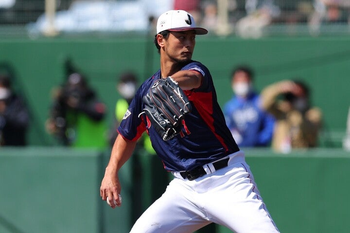 中日との合同練習で死球を与えてしまったダルビッシュがその心境を投稿した。写真：梅月智史