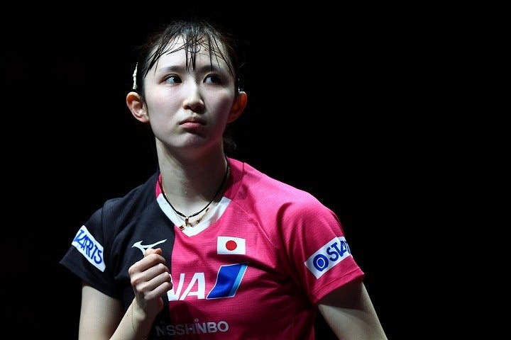 女子シングルスの優勝候補のひとりだった早田。まさかの敗退に中国メディアも驚きの声を上げた。(C)Getty Images