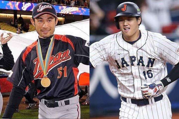 イチロー（左）の決勝タイムリーが記憶に新しい2009年大会。14年ぶりの王座奪還へ大谷（右）の活躍が望まれる。(C) Getty Images