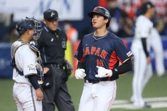クレア記者は韓国の“ブルペン”を高く評価。一方で「10回対戦したら日本が７回勝つ」とも（写真は大谷）。(C)Getty Images
